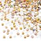 John Bead Acrylic Round Flat Back Rhinestones, 4mm